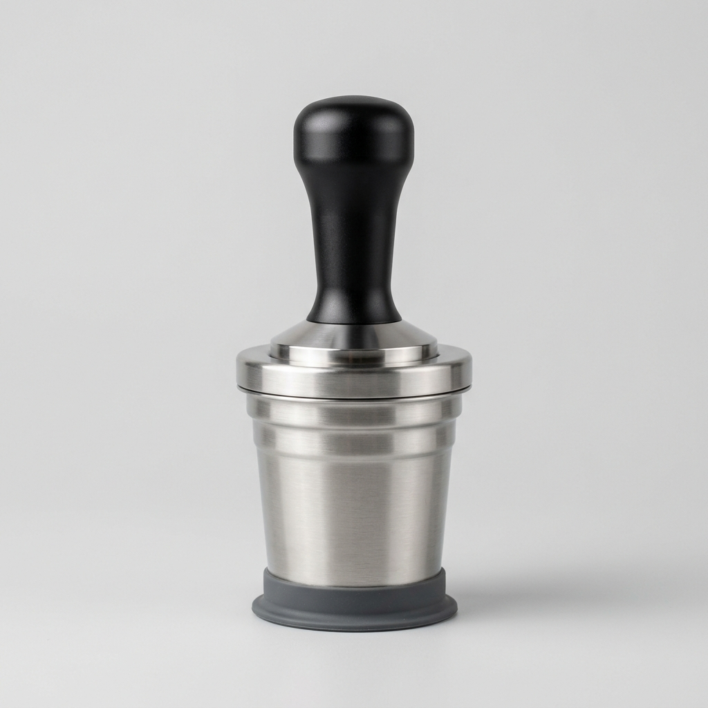 Magnetic Dosing Cup & Tamper Stand